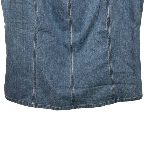 Venezia Denim Skirt Size 18 Western Boho Stretch Casual - Picture 6 of 11